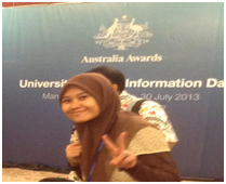 Mifthahul Jannah, AusAID Australian Awards Awardee 2013
